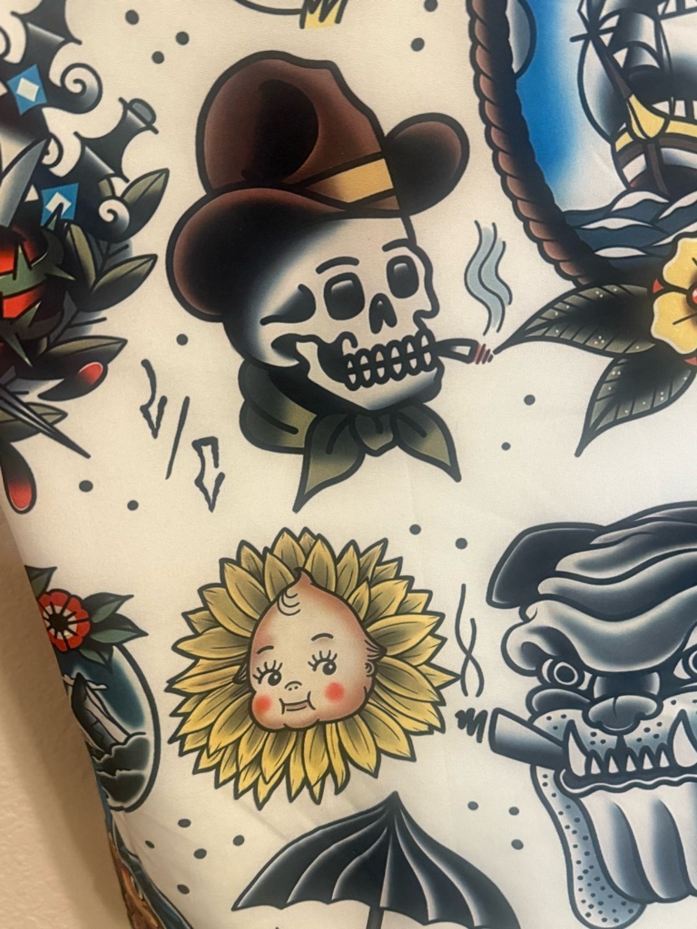 NWOT Unbranded American Traditional Tattoo Flash Art Shirt - XL - Picture 3 of 11